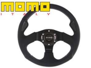 Steering Wheel Jet - Black Leather - Momo - M11102912211, M11102915211