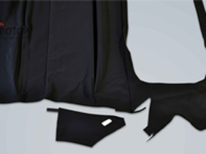 Techo interior cabriolet para turismos con luneta trasera de PVC. Porsche 996 1997 a 2001 - 99656108500/1, 99656108500, 99656108500A20