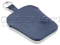 Porta llaves de cuero AZUL MARINO para Porsche - PCG044100007JX