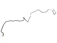 Power steering centre pressure line. Porsche 996 2002>> / 996 Turbo / 996 GT3 - 99634754553, 99634754552, 99634754551