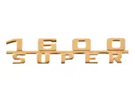 Stemma posteriore '1600 SUPER', Oro. Porsche 356C - 64455931101