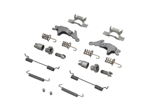 Handbremsbacken Federsatz. Porsche 997.2 - 99335207100, 298609723, 99735272101, 298609717, 99735272302, 99735280700, 99335207301, 99335207300, 99735274102, 298609583, 92835209001