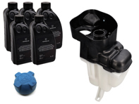 Engine coolant expansion tank kit. Porsche 986 Boxster / 987.1 Boxster 1997-06 - 99610614708, 99610614703, 99610614704, 99610614705, 99610614706, 99610614707