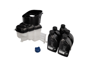 Engine coolant expansion tank kit. Porsche 986 Boxster / 987.1 Boxster 1997-06 - 99610614708, 99610614703, 99610614704, 99610614705, 99610614706, 99610614707