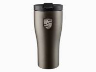 Thermal Travel Cup - Silver / Monochrome Crest
