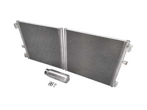 Kit de condenseur de radiateur de climatisation (Air Con). Porsche 991 turbo - 99157311104, 99970755741, 94457314301, 99970766040, 99970755641