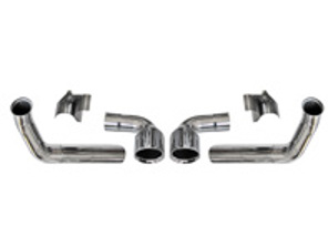 Tubo de conversión de escape de parachoques estilo GT3 con tubo de escape para Porsche 997.1 Carrera