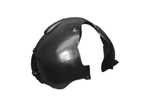 Rivestimento passaruota anteriore. Porsche 955 Cayenne 3.2L / S 4.5L - 95550496100, 95550496102, 95550496200, 95550496202