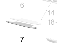 Cubierta de la esquina del parachoques trasero, inferior. Porsche 991.2 Turbo - 99150586500OK1, 99150586600OK1