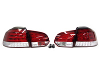 Heckblinkereinheiten LED Fully Smoked OPTIK FIBER LOOK VW GOLF MK6 (PAAR) - 2215991, 0002215991