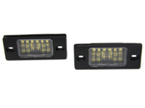 Number plate light with LED'S for Porsche Cayenne - 95563162003LED, 95563162003
