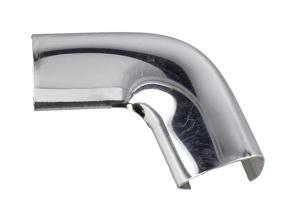 Moulding corner connector, Chrome. Porsche 914 - 91454121711, 91454121710