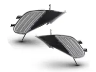 LED-Seitenblinker mit klarer Linse. Porsche Cayenne 955 - 95563103300, 95563103301, 95563103400, 95563103401