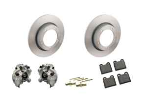 前制动钳、制动盘和制动衬块套件。保时捷 356C 1963-65 - 90135196510, 90135196610, 90135196511, 90135196611, 90135140112, 91135293901, 91135293902