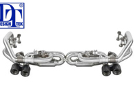 Exhaust Muffler Bypass X-Pipe with Valves. Porsche 991 (911) 2012>> DesignTek - 3606009911, 3606009913, 3606409110, 175909-01, 115280-04, 175909