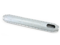 Tubo de calefacción en el interior del umbral izquierdo/derecho para Porsche 911/912, 1965 - 68 - 91150340000 - ECK8159, HOT11.1.103, HOT111103