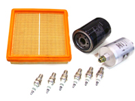 Kit tagliandi manutenzione per Porsche 911 1984-89 3.2L - Kit piccolo olio, filtri aria, candele, + altro - 91110095602, 93010776403, 92811025307, 93011039300, 90012311830, 99917015790