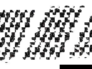 适用于保时捷的黑色轻质钛合金车轮螺栓（20 个一包） - WHT006978, 99736120302