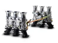 Jenvey 911 2-bouts gasklephuisset met 39 mm poorten. Porsche 911 - WFR024, WFR029, WFR043, WFR060, WFR505 - FP30, RH01, RH01M