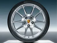 20' Carrera S lichtmetalen velgen & banden origineel Porsche voor 981 Boxster / 981 Cayman - 98104460202, 98104460201, 98104460222, 98104460221
