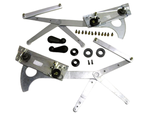 RS 手动车窗改装套件。保时捷 911 / 964 / 993 - 96454204100, 96454204200, 90154249521, 90155289120, 959542115013DL, 91154247500, 99921801601