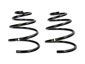 Voorste schroefveren (paar) - Groen/witte markeringen. Porsche 996 3.6L Carrera 2 Coupé met sportvering (M030) 2002-2005 - 99634353119504