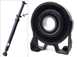 Cardan prop shaft support bearing repair. Porsche Cayenne 955 / 957 Most models - 95542102020, 95542102021, 95542102022, 95542102023, 95542102024, 95542102010, 95542102011, 95542102012, 95542102013, 95542102014, 38548, 7L0407291, 7L0521407, 7L0521181A, 7L6521102Q