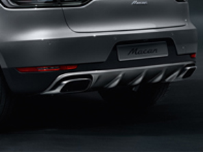 Unterfahrschutz aus Edelstahl (hinten). Porsche 95B Macan / MacanII - 95B8078376M7, 95B807837A6M7