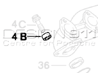 Abgaskrümmerhülse. Porsche 924 Turbo/GT - 93112319900
