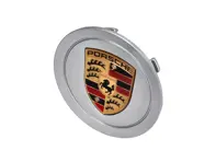 Enjoliveurs argent avec crête dorée pour Porsche - 993361303109A1, 993361303099A1, 993.361.303.09.9A1, 00004460012