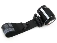 Seat belt Rear Coupe, in Black. Porsche 997.1 / 997.2 - 99780303502A23, 99780303602A23
