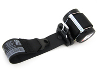 Cinturón de seguridad Trasero Coupé, en Negro. Porsche 997.1 / 997.2 - 99780303502A23, 99780303602A23