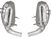Set di scarico sportivo posteriore, 'Super sound', acciaio inossidabile, con valvole del suono regolabili Porsche 996 - 99611121000, 99611112155, 99611112170, 99611112157, 99611113154, 99611112256, 99611112270, 99611112257, 99611113254 - 1620601310, 96.335SSOUND