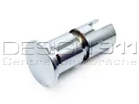 Cojinete de pivote cromado de ventana delantera de 1/4. Porsche 911 65-77 - 90154255822, 90154255851