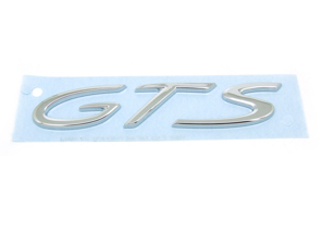 GTS - POLISHED Chrome achterembleem voor Porsche 958 Cayenne MKIII - 95855967520