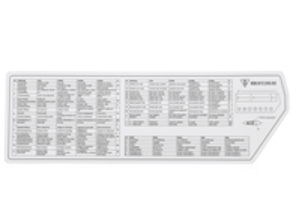 Component card fuse & relay. Porsche 911 Turbo (1989) - 93061224303