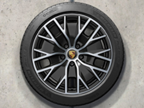 20' Taycan Turbo S Aero Design Alloy Wheels & Summer Tyres Original Porsche - 9J1073650F