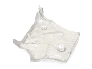 Rear bumper heat protection shield, outer. Porsche 991.2 GT3 18>> - 99150547980, 991505478080