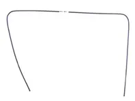 Rear screen trim moulding, Plastic. Porsche 996 2002>> - 99654554502