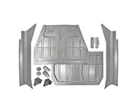 地板和摇臂板套件。保时捷 356B T6 / 356C - 64450105003, 64450100206, 64450100207, 64450106900, 64450107000, 64450104900, 64450154005, 64450101700, 64450101800, 64450101706, 64450101806, PCG50105106, 64450105106, 64450105300, 64450100205, 64450115000, 64450157006 - PP119, PP120L, PP120R, PP121, PP122, PP118