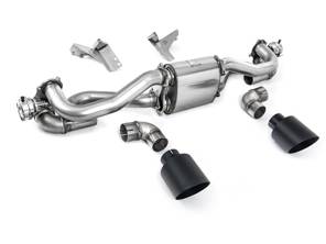 Sistema di scarico con valvola Milltek GPF-Back con terminali GT-115 Cerakote Black. Porsche 718 Boxster / Cayman / GT4 2020>> - 982251053F, 982251053H, 982251053K, 982251053E, 982251053D, 982251053G - SSXPO190