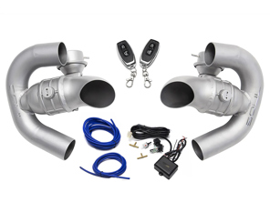 Conversione bypass marmitta scarico SOUL, con valvole. Porsche 986 Boxster - POR.986.VMBC, 99611112106, 99611112107, 99611114105, 99611114202, 99611114211, 99611115101, 00004420009, 00004420010, 00004420011, 00004420012 - POR.986.VMBC