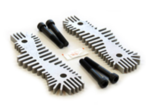 Kit radiatore pinza anteriore per 996 Turbo o Carrera 4S con rotori più grandi da 350 mm (non PCCB)