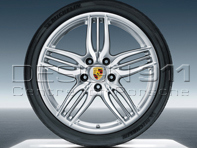 20' 991 C4 / C4S Sport Design Alloy Wheels & Tyres Original Porsche - 99104460232, 99104460231