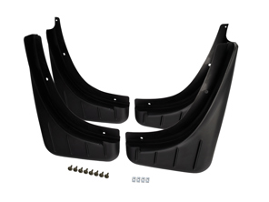 Spatlappenset voor en achter. Porsche 95B Macan