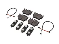 Kit pastiglie freno ANTERIORI, sensori, spessori Porsche Boxster 986 S 3.2L ABS - 99635294903, 99635108802, 99661236501