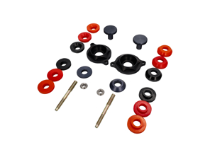 Semi-solid tunable engine mounts  Pair. Porsche 991 - 99137504901, 99137504902, 99137504904