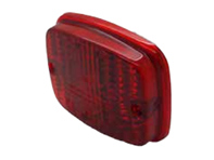 Fog lamp lens, Rear. Porsche 911/912 65-86 - 91163197500 - P18671, 1695250600