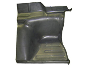 Bodempaneel achterbank Porsche 911 1973-89 - P222L, P222R, 91150199000, 91150199100