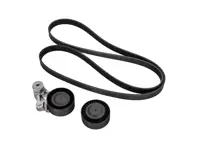 Levier, poulie et courroie de tendeur de courroie de transmission. Porsche 718 Boxster/Cayman 2.0L - 9A210222400, 0PB145257, 9A210221100, 0PB903308